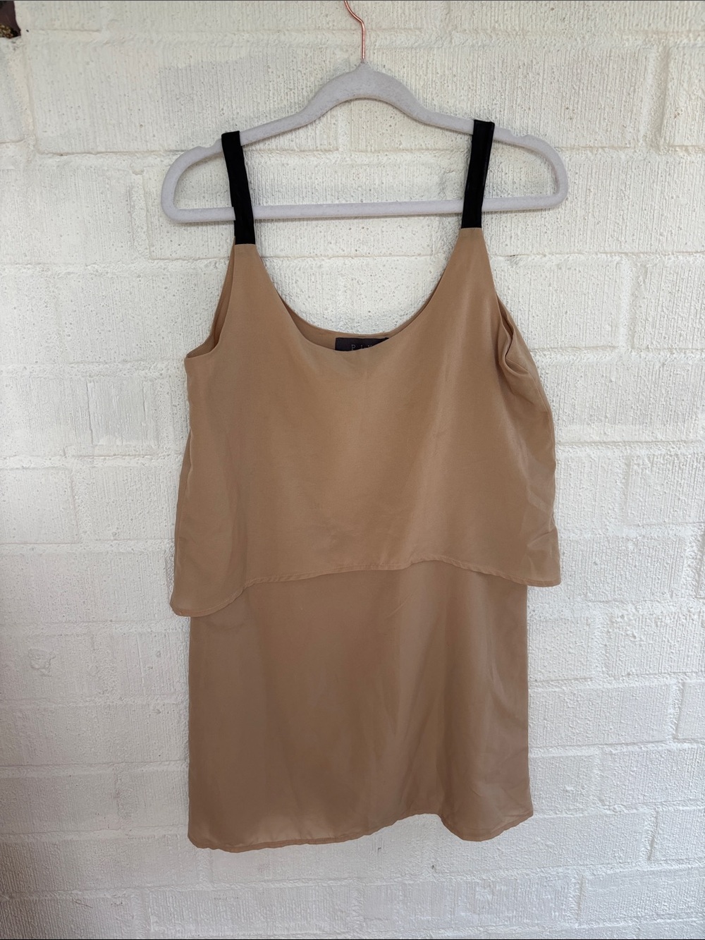PJK Patterson J. Kincaid Made in Italy Leather Strap Dress sz XS